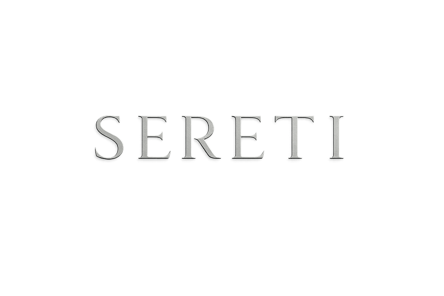 Logo marki SERETI – srebrny logotyp biżuterii handmade z kamieni naturalnych